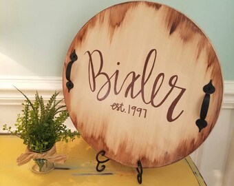 Hand painted Distressed Wooden tray, personalized tray, decorative tray, farmhouse decor, Rustic tray, vintage style,Southern style