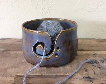 Hand Thrown Yarn Bowl