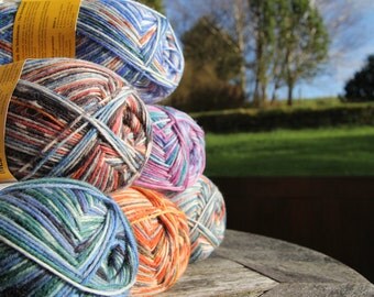 Arne & Carlos, Design Line from Regia, 150g, sock yarn, 6-ply, 75% wool
