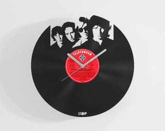 The Doors wall clock from upcycled vinyl record (LP) | Hand-made gift for The Doors lover | The Doors home wall decor, Christmas gift