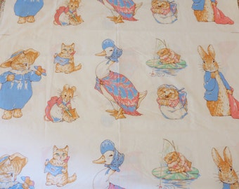 Beatrix Potter Fabric, Peter Rabbit Fabric