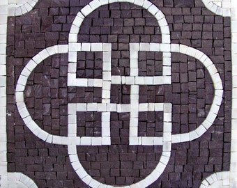 Geometric Square - Sabratha Purple