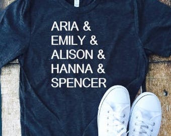 Aria, Emily, Alison, Hanna, Spencer, Pretty little liars, PPL, Fandom