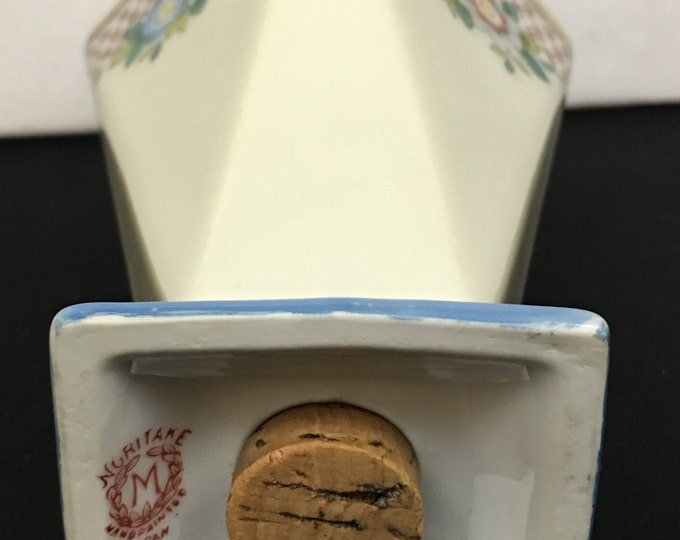 Storewide 25% Off SALE Vintage Hand Painted Noritake Porcelain Muffineer Sugar Shaker Featuring Gold Trim Floral Design