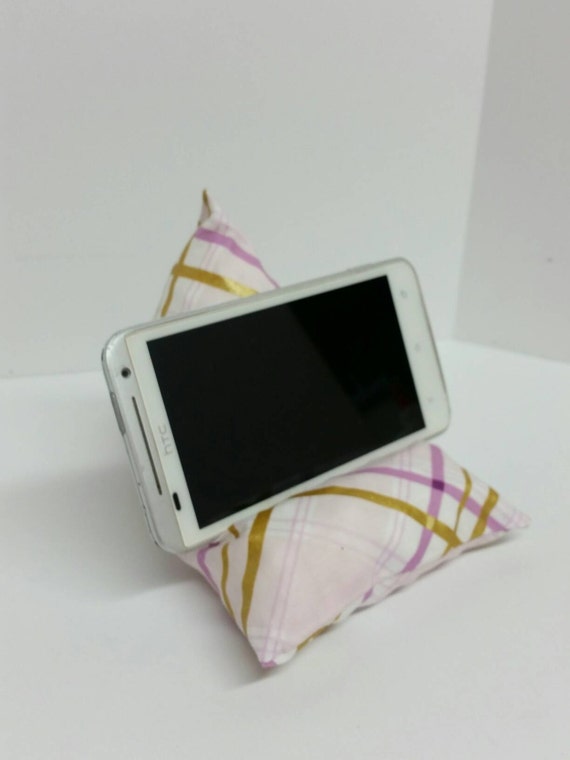 IPHONE HOLDER Android Cushion Cell Phone Pillow by WeMadeItSew