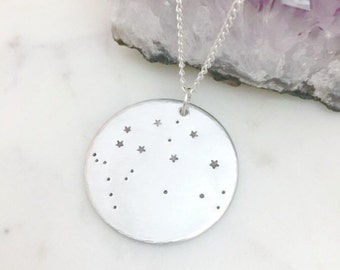 Aquarius constellation necklace - Aquarius necklace - zodiac necklace - star sign necklace - birthday necklace - Mother's Day Gift