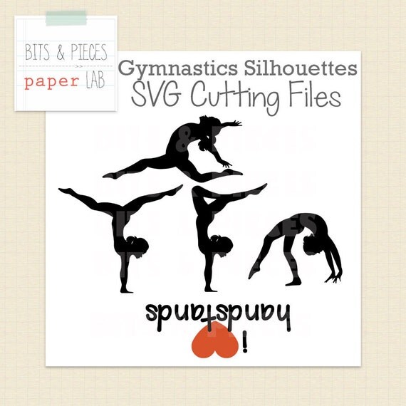 Download SVG Cutting Files: Gymnastics Silhouettes SVG Gymnastics SVG