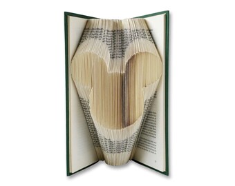Mickey Mouse, Folded Book Art, Christmas Disney, Christmas Mickey Ears, Christmas gifts for daughter, Christmas Disney Ears, Christmas gifts