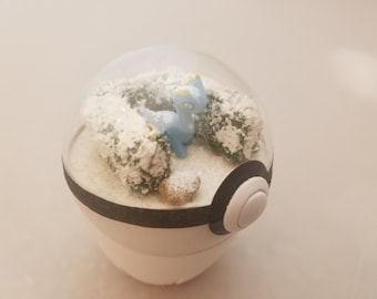 Random Catch Pokeball Terrarium, 2.5 Inch Diameter, Random Theme and Pokemon!