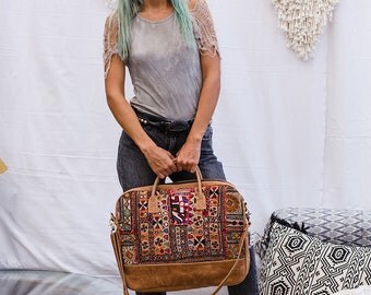 Laptop Bag For Women- Vintage Embroidered Bag For Laptop, Messenger Bag, Laptop Handbag, Tribal Boho Bohemian