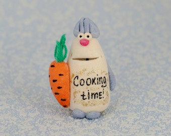 Cooking party Funny kitchen art Cooking gift Housewarming Gift New Home Ornament First Home Gift Culinary Statue Chef gift Housewife