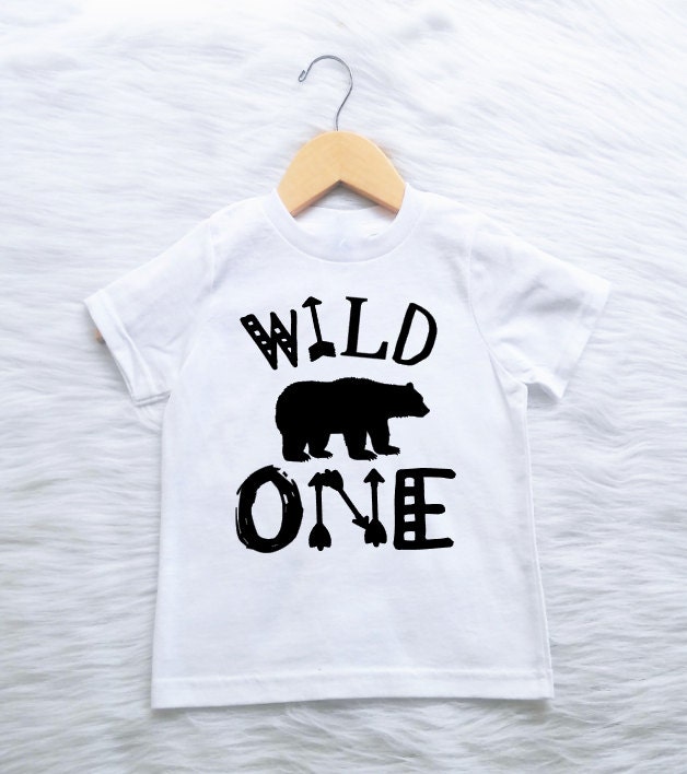 ALL SIZES Customizable Colors Wild One Trendy Boho Boys