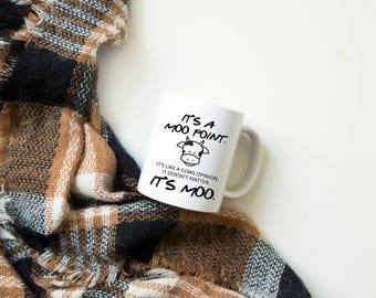 FRIENDS TV Show Mug | Moo Point | Friends Fan Gift |