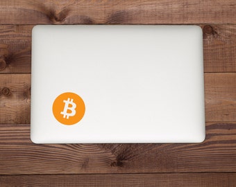 Bitcoin Car Laptop Window Decal FREE SHIPPING / Bitcoin Logo / Blockchain / Ethereum / Cryptocurrency / Bitcoin Sticker / Cooler / Yeti
