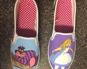 Cheshire cat shoes | Etsy