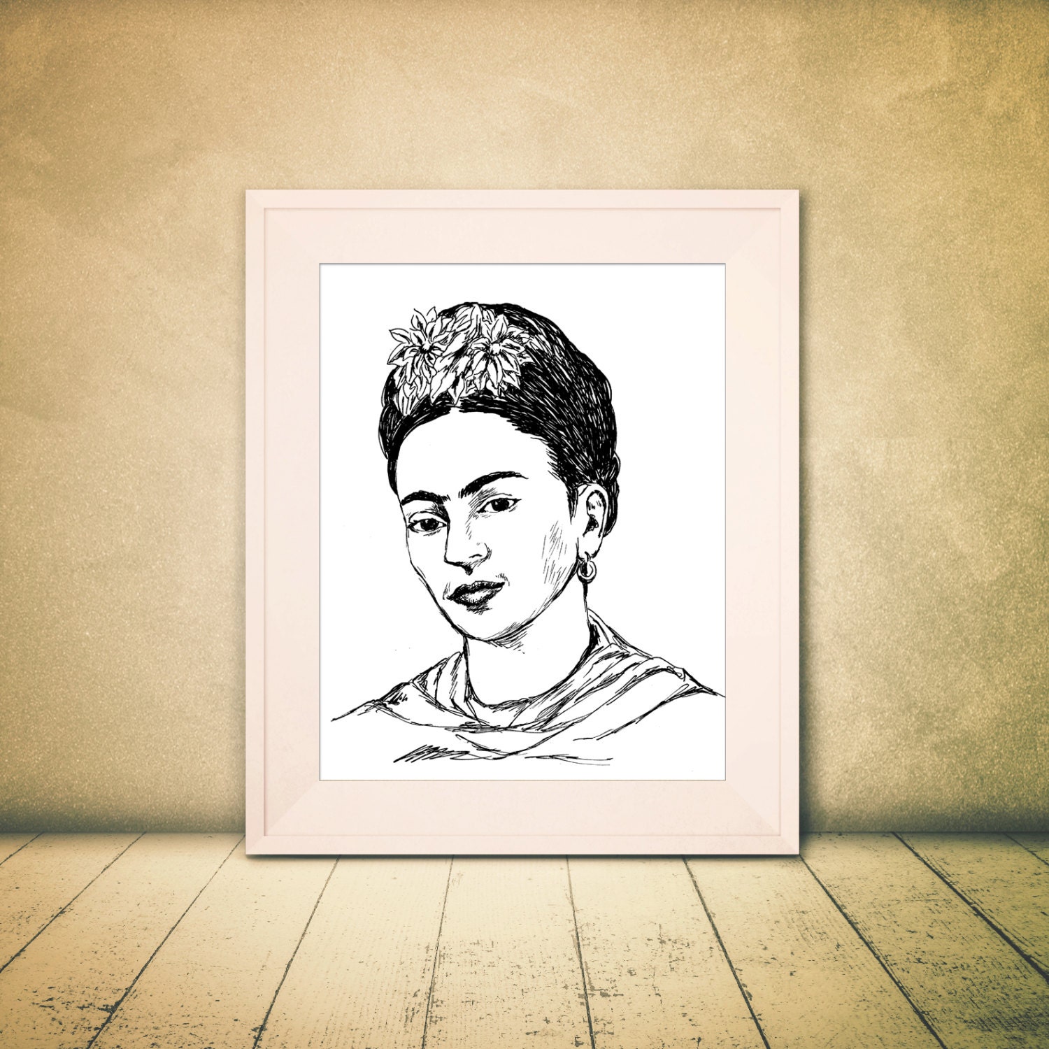 Frida Kahlo tribute Printable Art Frida Kahlo print Frida