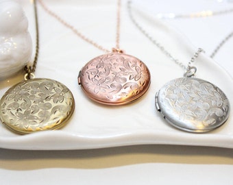 personalized locket necklace, locket necklace, bronze silver copper locket necklace, hand stamped locket necklace, locket necklace quote