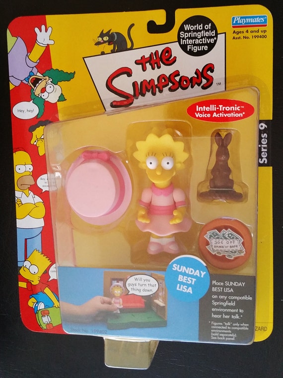 The SIMPSONS LISA Action Figure NEW Mint On Card Sunday Best