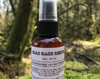 Road Rage Rescue- Aromatherapy car air freshener, fragrance spray, air freshener, bad smell killer, relaxation spray
