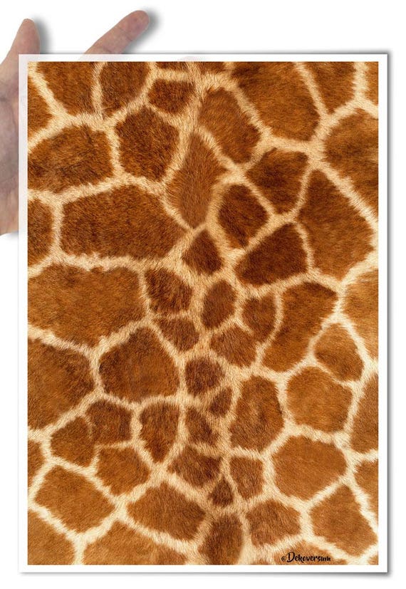 Decoupage Soft Paper giraffe fur pattern giraffes wild