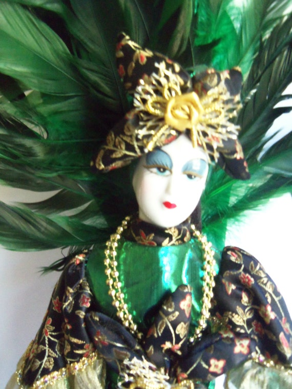 mardi gras doll dress