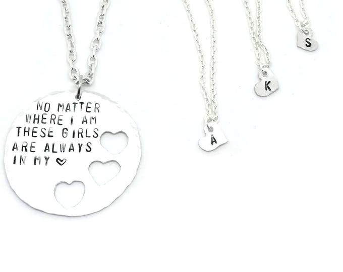 Mother and Daughter Necklace Set, Mother's Day Gift, Mother's Necklace, Mommy and Me Necklaces