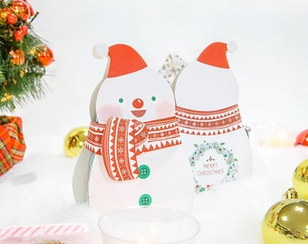 Bid.ezdownsizing.com Snowman gift box | Etsy