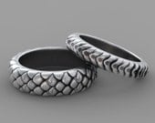 dragon scales ring, game of thrones ring, geek wedding ring, fantasy ring, snake skin ring, world of warcraft, d&d ring