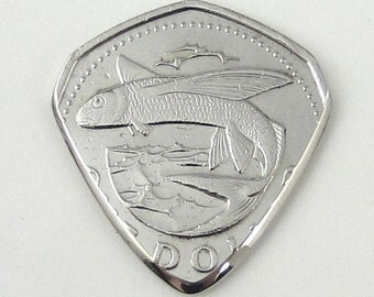 Coin Guitar Pick - Barbados 1 dollar