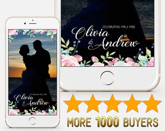 Snapchat Geofilter Custom Wedding Snapchat filter Personalied wedding geofilter Bridal shower geofilter Wedding geofilter S10