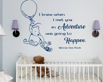 Winnie the pooh wall decal | Etsy