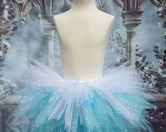 Frozen style ice princess, snow queen tutu skirt