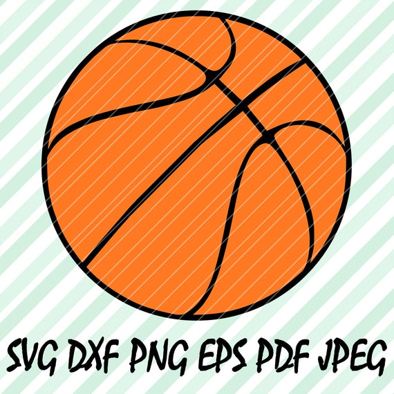 Items similar to BasketBall Ball Sport SVG DXF Pdf Png Eps Vector ...