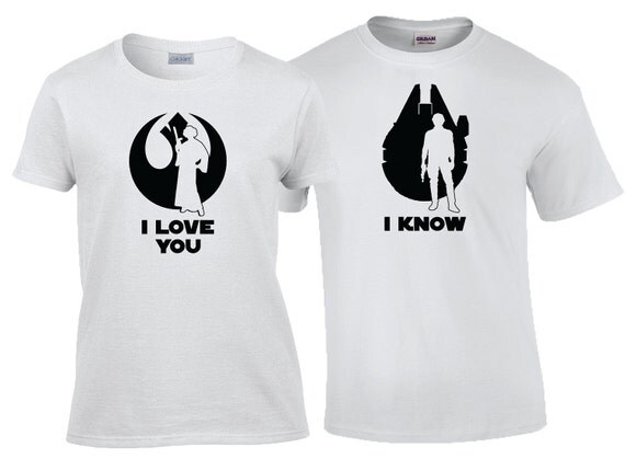 star wars i love you i know shirts disney