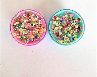 2 pack Fruit slime, Fruity slime, tutti fruiti slime, tutti fruity slime, aqua, pink