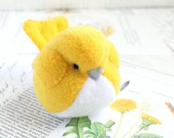 yellow bird stuffed animal