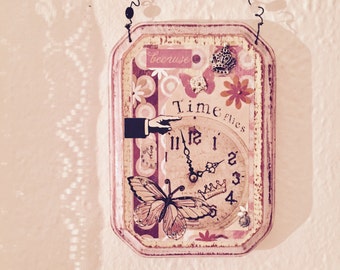 Blush Pink, Gift for her, Dorm Room, House Warming Gift, Bridal Party Gift, Distressed Decor, Cottage Chic, Pink Chic, Home Decor