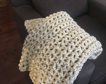 Chunky Throw, afghan, super bulky blanket, crochet blanket, chunky afghan, crochet afghan, super chunky blanket, throw, colors and sizes