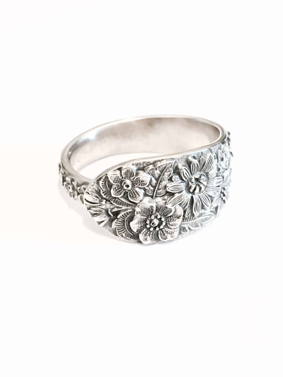 Vintage Sterling Silver Spoon Ring circa 1932 Handmade