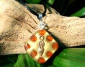 Carnelian Orgone Pendant - Mother Goddess - Sacral Chakra - Lightworker Jewelry - Orgone Chi Prana Energy Balancing - Small