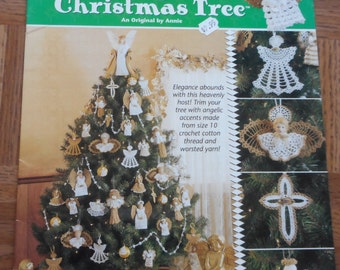 Pattern Book from Annie's Attic "Ultimate Angel Christmas Tree" Angels in Thread Crochet #871611