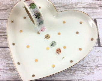 Seasonal Tree Washi Tape // Full Roll or 24" Sample // W5a