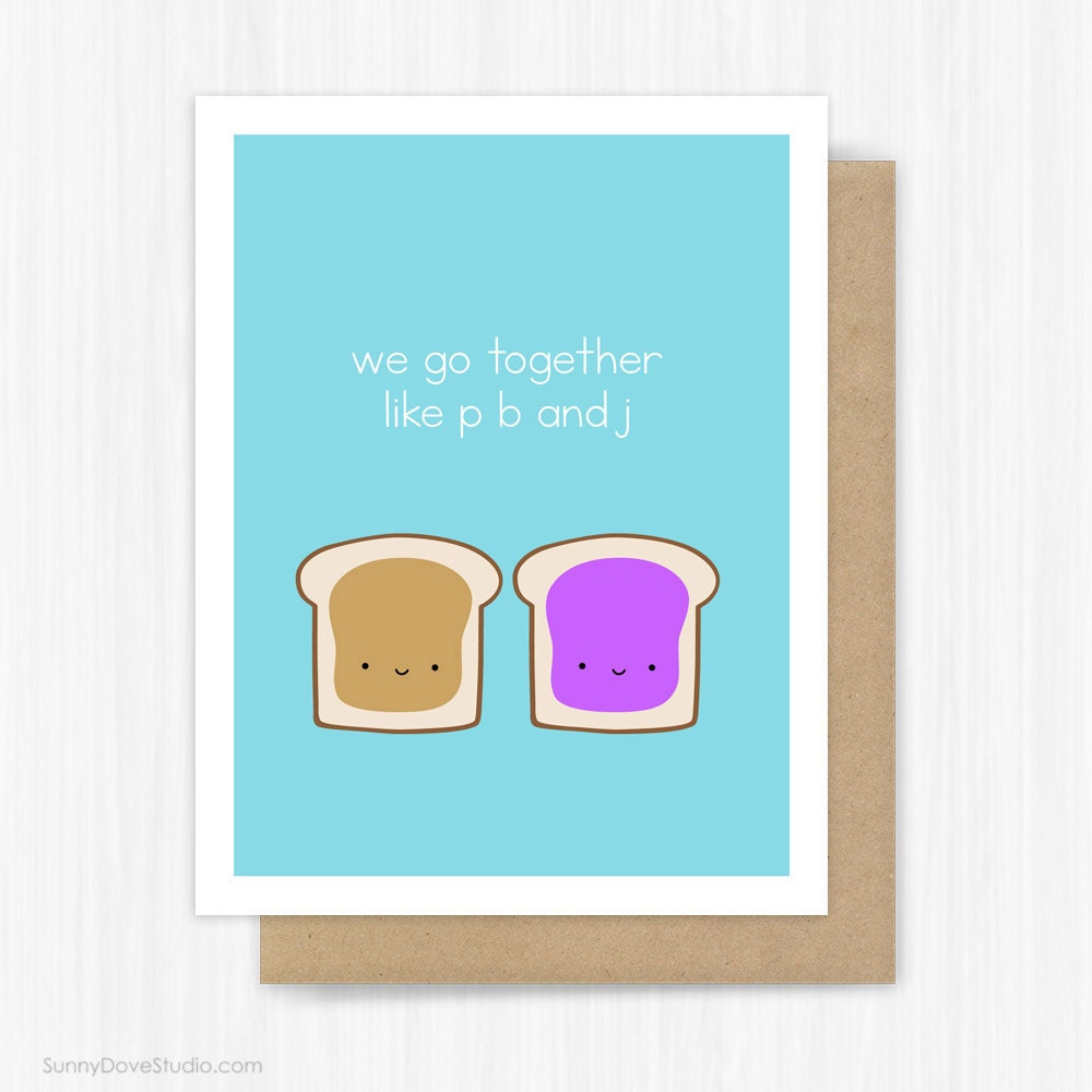 Together like you and me. Friends Card. Card best friend. Card for BFF. Cute Cards for Friendship.