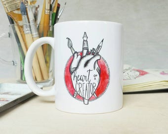Mug Heart of a Creator