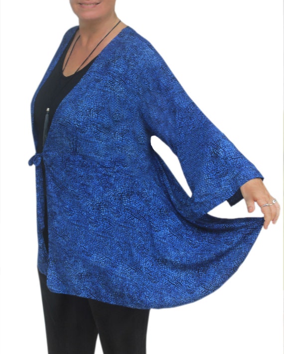 royal blue duster cardigan pattern free