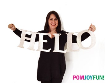 JUMBO Custom Banner, Huge Custom Letter Banner, Huge custom glitter banner, Giant Word Banner, Your Own Phrase Banner, Giant Banner
