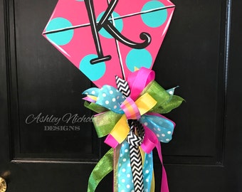 Kite Door Hanger, Spring Door Hanger, Summer Door Hanger