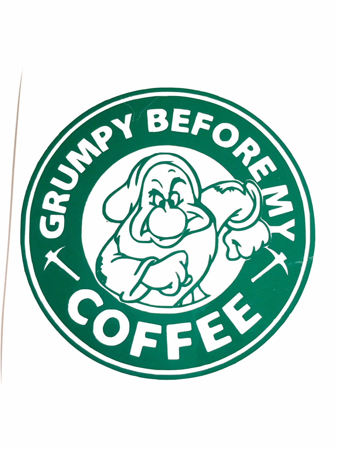 Download DIY Grumpy Before My Coffee Vinyl Decal You Choose Size and