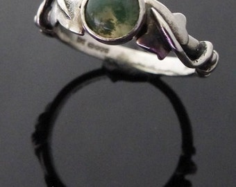 Sterling Silver Ivy Leaf Ring Made to Order