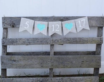 Save the Date Banner, Wedding Banner, Save the Date Sign, Engagement Banner, Wedding Date Banner, Photo Prop, Bridal Shower Decor